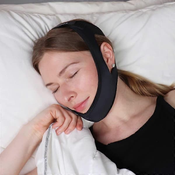 Hakestropp for CPAP-brukere, anti-snorke søvnhjelpemiddel