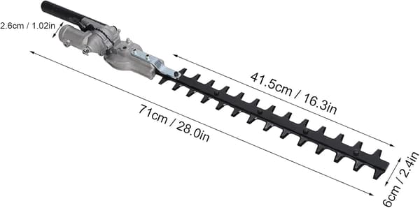 26 mm sladdlös häcktrimmerfäste, bladtillbehör, reservdelar för röjsågar (9 tänder)
