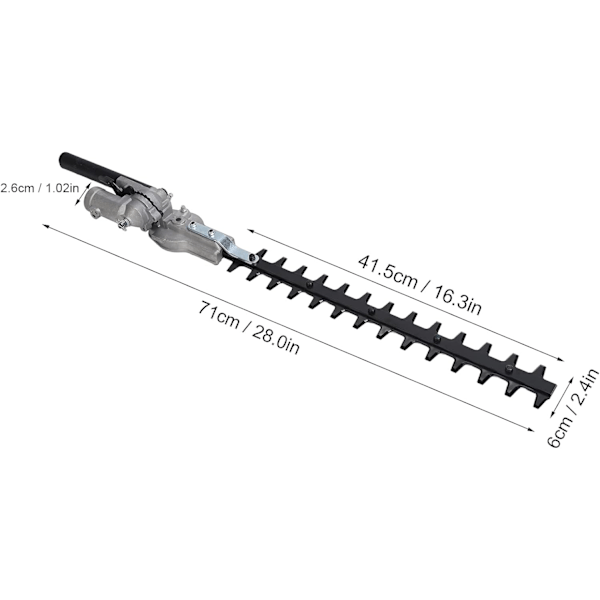 Häcksaxar, 26 mm sladdlösa häcksaxfästen, bladfästen, reservdelar till röjsågar