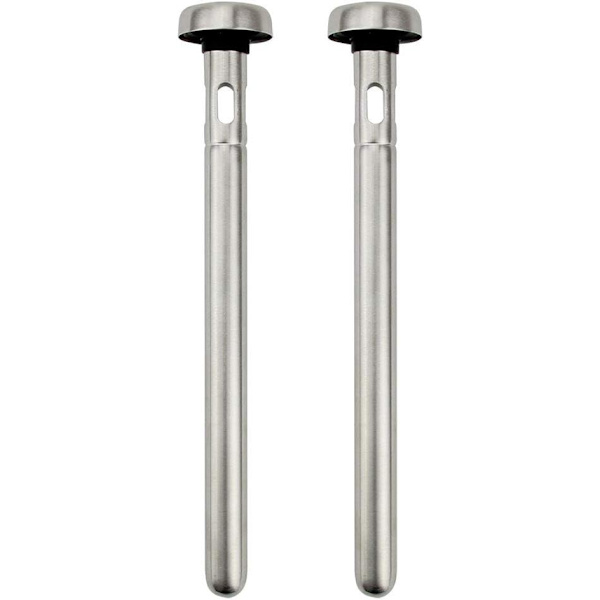 2-pack ölkylare i rostfritt stål, ölpinnar för dryck, ölkyl, frys, vinkylare