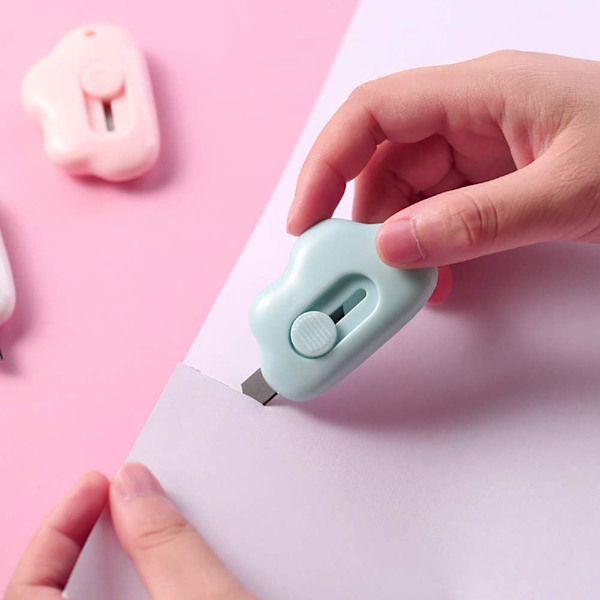6 stk. Universal Kniver Eskeåpner Uttrekkbar Brevåpner Konvoluttåpner Papirkutter