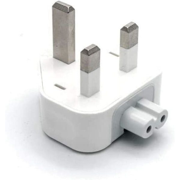 Ersättnings-UK AC-adapter med UK-säkring väggkontakt 3-polig Duckhead för alla typer av Macbook-strömadapter MagSafe och andra adaptrar