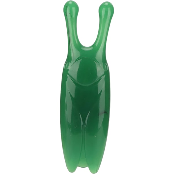 Gua Sha Ansiktsverktyg, Näsmasssage Hög Näsbro Scraper Gua Sha Massagverktyg för Näs Käklinje Formning Svullnad Reducerande (Grön)