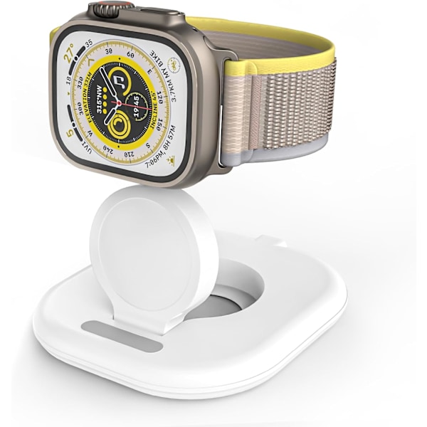 Apple Watch Ladekabel, TYPE-C Bærbar Trådløs Hurtiglader Kompatibel med Apple Watch Series 10/9/8/Ultra/7/6/5 White