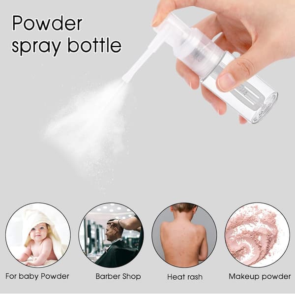 2 kpl 35 ml Glitter-suihkepullo Kannettava irrotettava matkasuihkepullo Läpinäkyvä askarteluglitter-suihkepullo