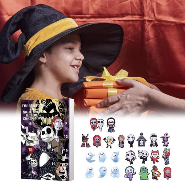 New Halloween Countdown 24-Day Acrylic Pendant Mini Ghost Series Calendar Blind Box Size A