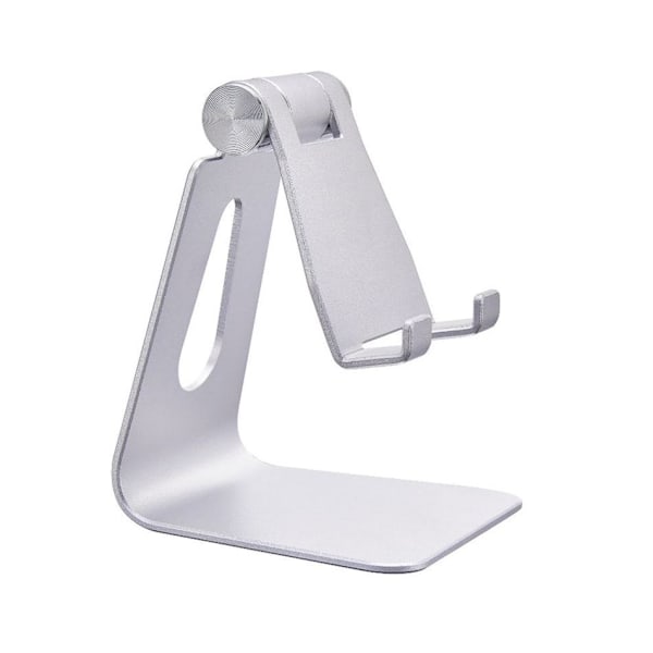 Telefonholder, Justerbar Telefonholder Vuggedock - Fuld Aluminium Bordholder Stand