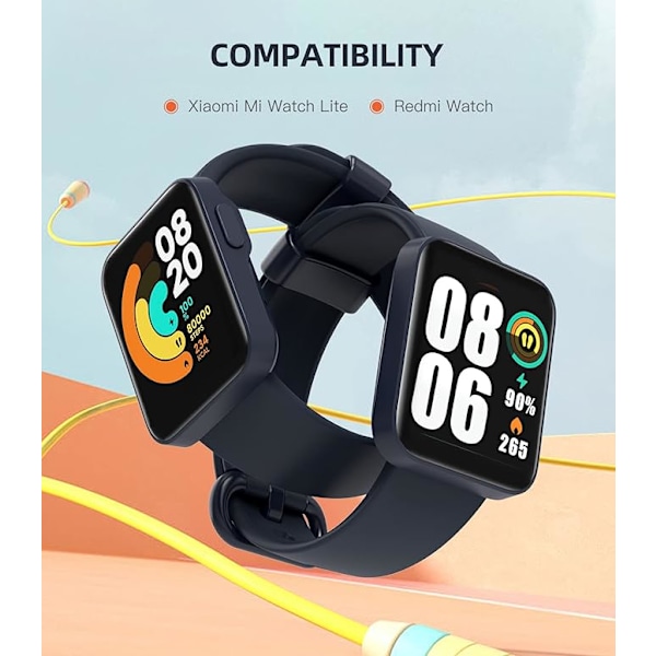 Rem kompatibel med Xiaomi Mi Watch Lite/Redmi Watch, myk silikon erstatningssportsklokkerem blekkblå/flaskegrønn