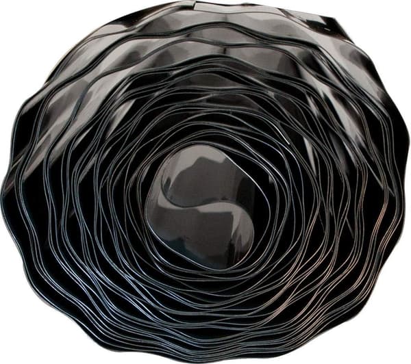 Klassisk Gräskant, Gräskant, Rabattkant, Klippkant, 9m x 15cm, Svart