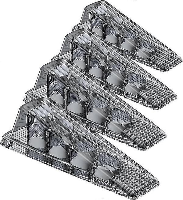 Dörrstoppar för dörrbotten på golv, gummikil (3-pack)