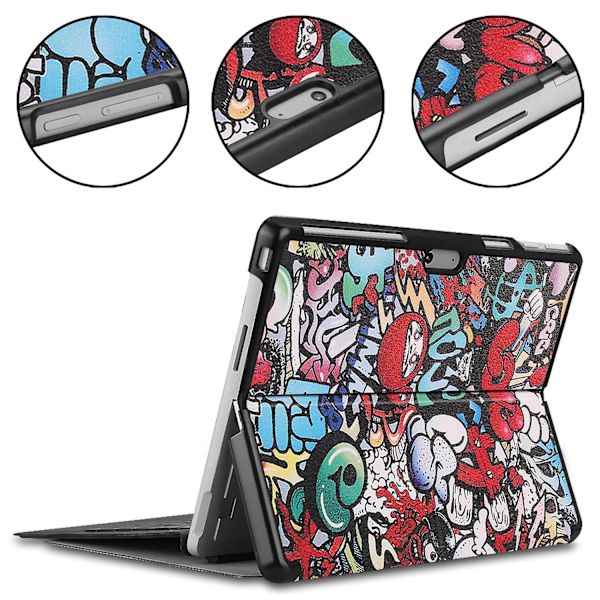 Kreativt Mönsterfodral Kompatibelt Med Microsoft Surface Pro 9 2022 13 Tum
