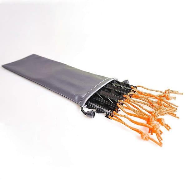 Tältpinnar i aluminium, 12-pack markpinnar i aluminium