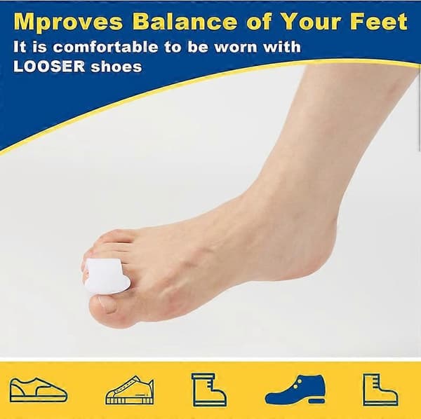 Tåseparatore for kvinner og menn, Hallux valgus korrigerer