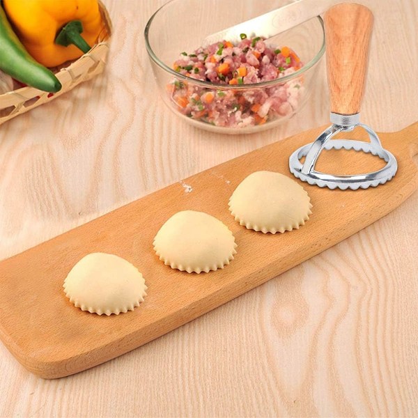 4 stk Ravioli Stempler Maker Cutter Mold, Ravioli Cutter Stempler Sett, Ravioli Stempler Maker Cutter, Mold