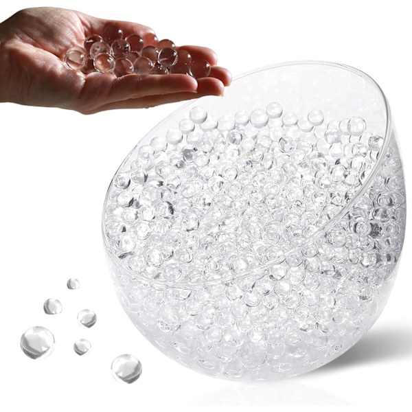 Vesihelmet, vesipallot, koristeelliset vesihelmet kasveille, koristeelliset geelipallot maljakon täytteeksi (Kirkas, 10 000)