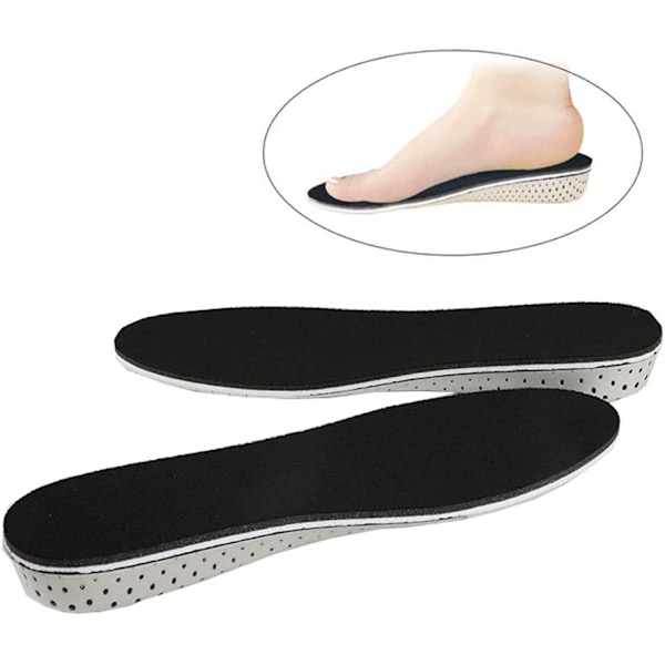 1 Par Höjdökande Skoinlägg Andningsbart Memory Foam Höjdökande Innersula Osynlig Ökad Hällyft Skoinlägg 2.3cm 2.3cm