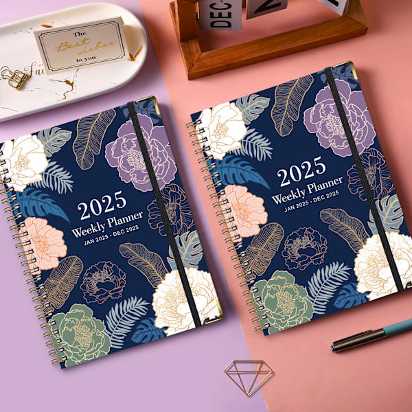 2025 Stor A5 Familie Kalender Én Måned pr. Side, Hjemmeplanlægningskalender
