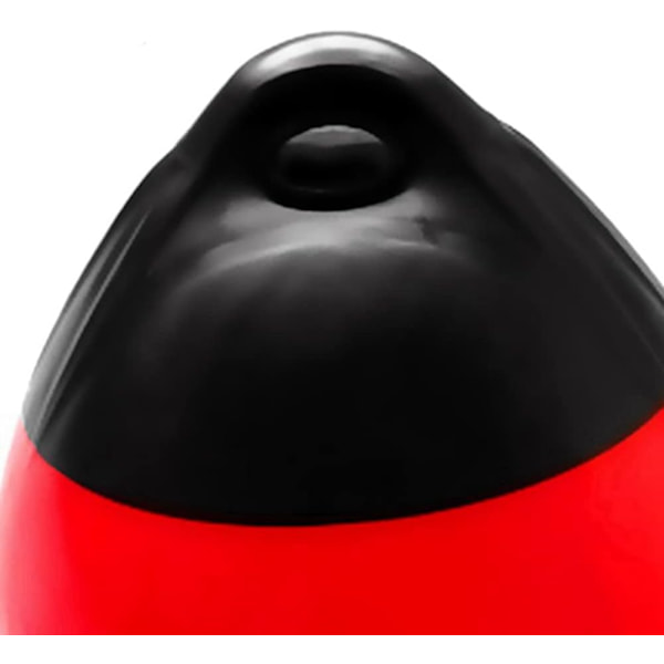Kraftig PVC Båtboll Rund Ankare Boj Dock Bumper Boll Uppblåsbar Skydd Marin Förtöjningsboj Röd
