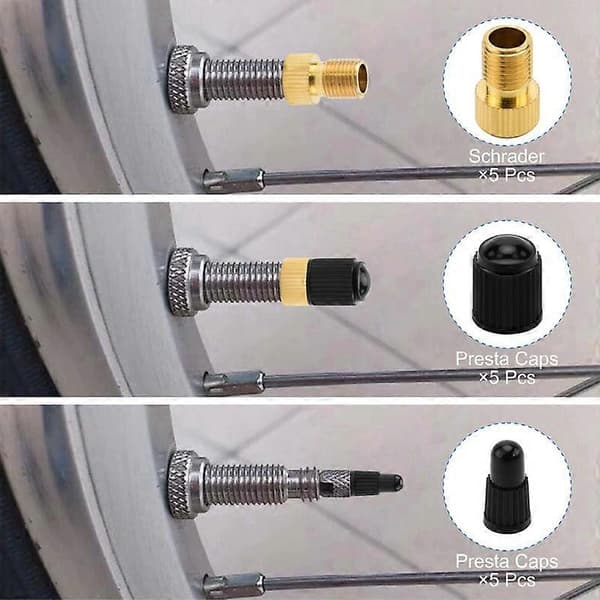 Presta Ventil Adapter til Luftkompressor, Presta Ventil Adapter til Biler