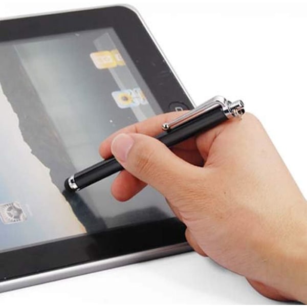 2 stk. Sort Smart Phone Pen Stylus, Silikone Tip Penne til Touch Screen Enheder