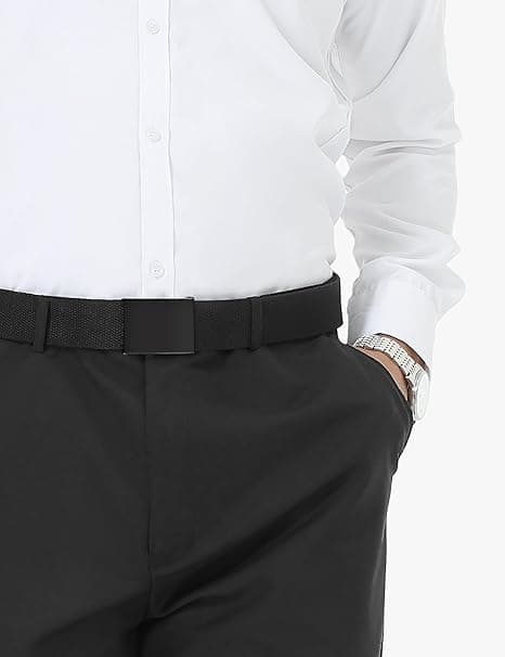 Bälten för Män, Arbetsbälten för Män, Justerbart Canvas-Tyg Nylon Golfbälte Passar Överallt