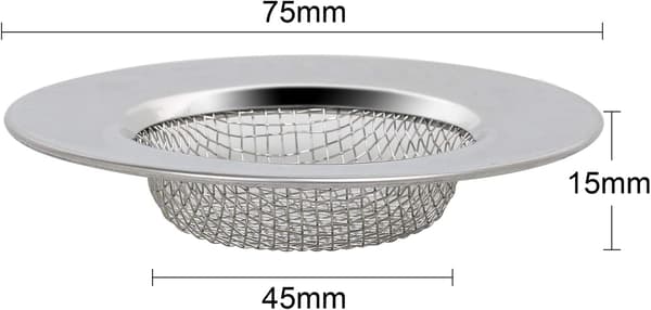 2 st Diskbänksilar, Diskbänksplugg i rostfritt stål. Passar innerdiameter 4,5-5,5 cm