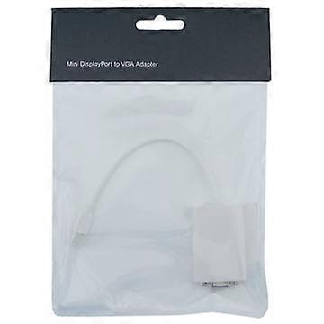 Premium Hvid Thunderbolt Port til VGA Hun Kabel Adapter til Apple Macbook, Macbook