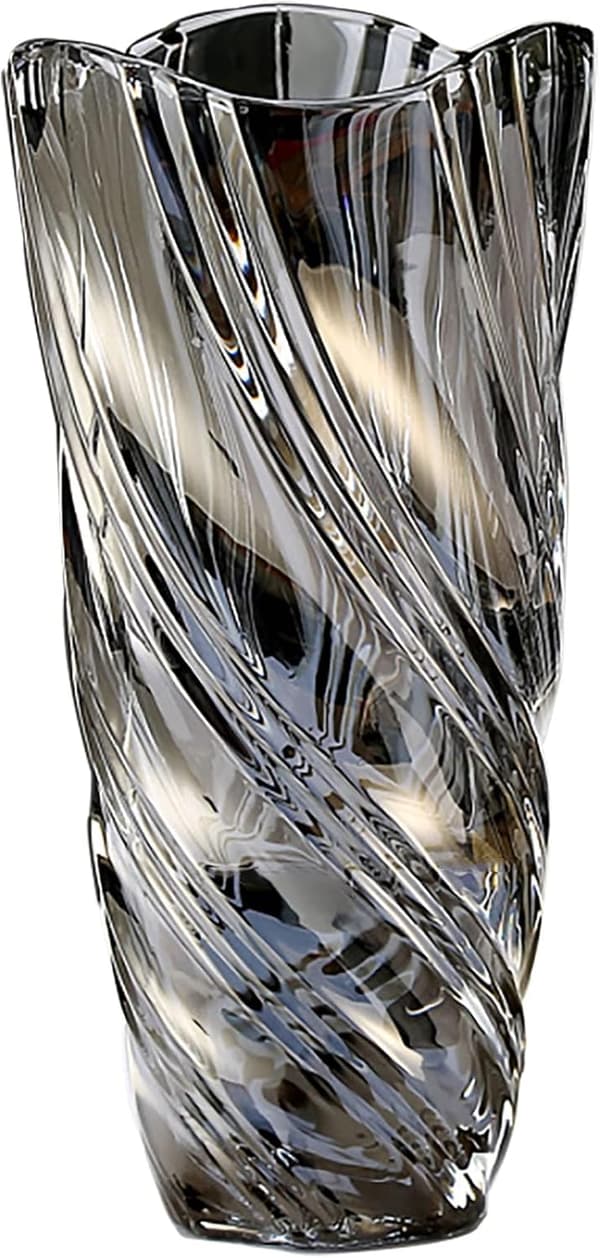 Enkel modern glasvas i nordisk stil, högkvalitativt material, glansig textur, tydlig textur, unik design, grå