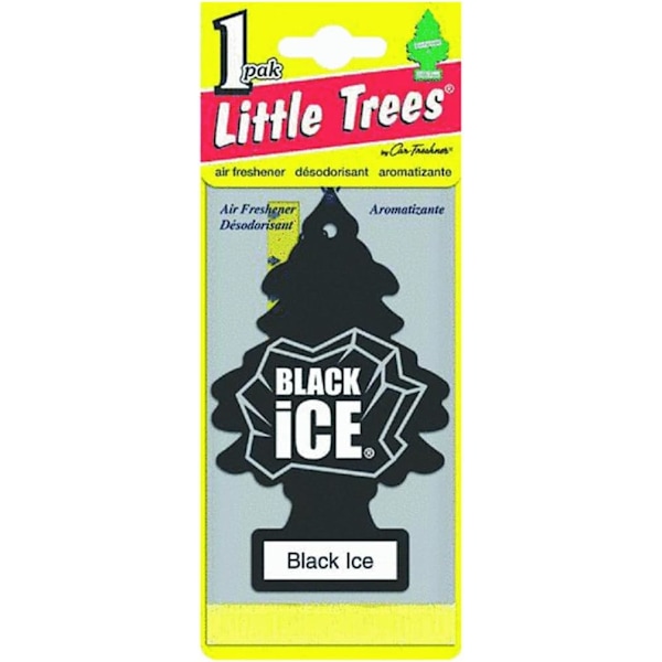 Ilmanraikastinpuu MTR0004 Black Ice -tuoksu autoon, kotiin, veneeseen, asuntovaunuun - Yksittäispakkaus