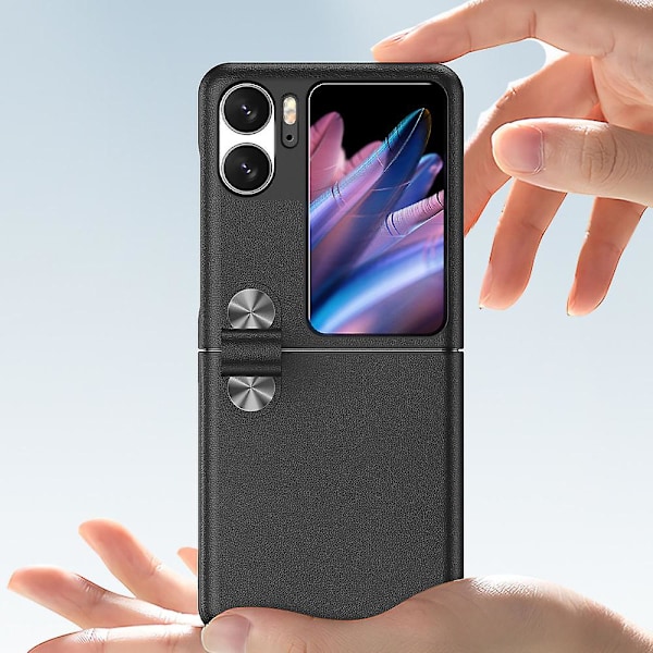 PU-läderfodral kompatibelt med Find N2 Flip 5G Smartphone