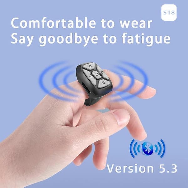Typ C S18 Multifunktionell Bluetooth Mobiltelefon Fjärrkontroll Trådlös Mobiltelefon APP Kontroller