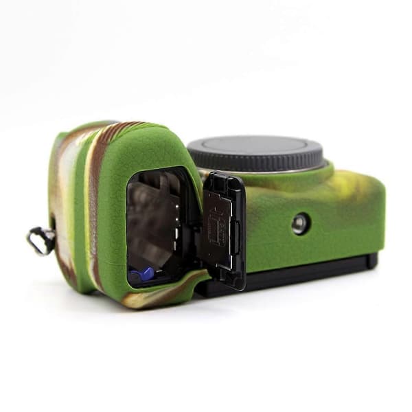 d0o Tekstureret etui til Sony A6700, ridsefast silikonecover, kamera e7M sleeve - Camouflage