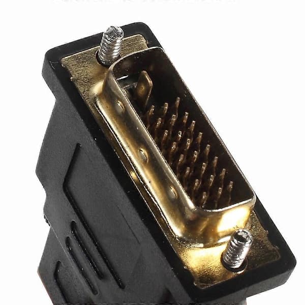 DVI (24+1pin) uros - HDMI naarasvideoadapterimuunnin