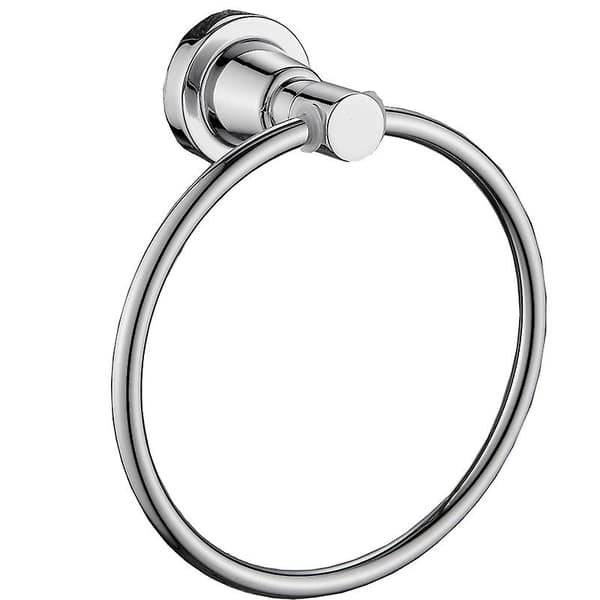 Sugpropp Ring Handdukshängare i Rostfritt Stål för Kök och Badrum Rund Väggmonterad
