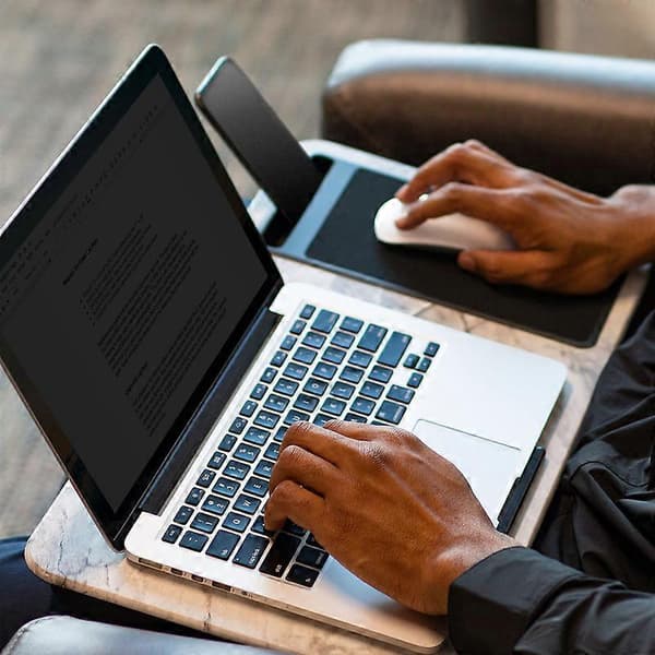 Hjemmekontor Lap Desk med enhedshylde, musemåtte og telefonholder