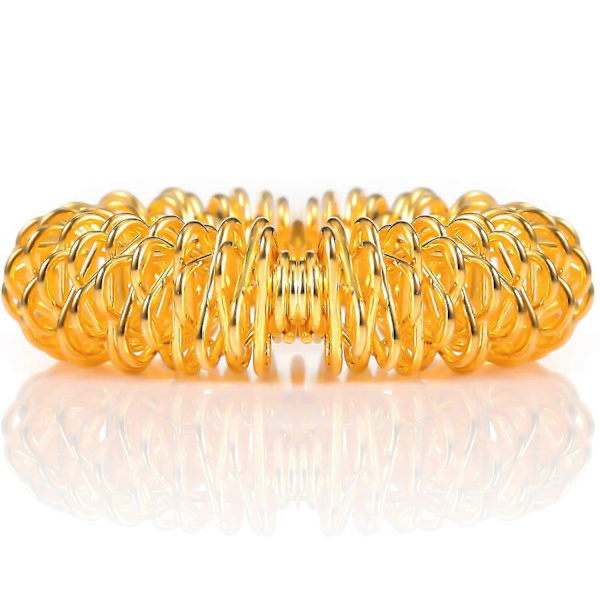 12 stycken Akupressurring Spikiga Sensoriska Fingerringar Massageringar