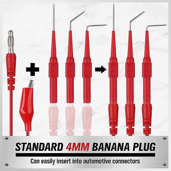 22 stk. Back Probe Kit, Back Probe Pin Kit