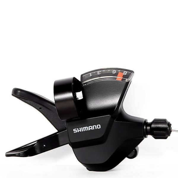 SHIMANO SL-M315-8R Vaihdevipu, Pannalla, 8-vaihteinen, Oikea käsi, Musta