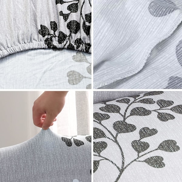 Ruokailutilan Tuolin Päällinen Setti 4, Super Sopiva Venyvä Irrotettava Pesu Ruokailutuolin Suoja Päällinen Istuintyynyn Päällinen Hotellille