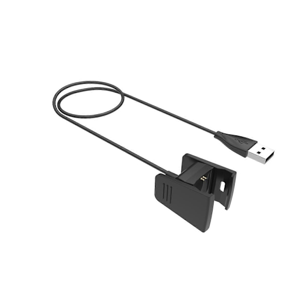 50 cm USB-laddningskabel för Fitbit Charge 2 - Svart