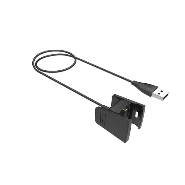 50 cm USB-opladerkabel til Fitbit Charge 2 - Sort