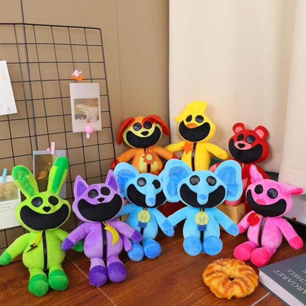 2-pack plyschset - Poppy Playtime Chapter 3 Smiling Critters CatNap plysch och DogDay plysch för barn och vuxna
