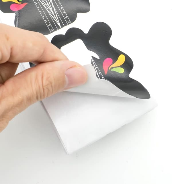 Lange stiletto-neglformer for geleforlengelser, konstruksjon og formingssett, 100 stk selvklebende neglformer