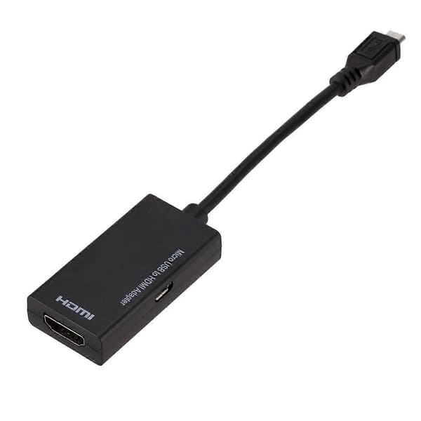 Micro USB hann til HDMI hunn MHL adapterkabel for LG HTC Sony Samsung etc.