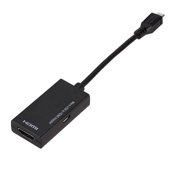 Micro USB -uros HDMI-naaras MHL-sovitinkaapeli LG HTC Sony Samsung jne.