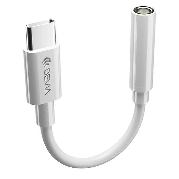 DEVIA Type-C Han til 3,5 mm AUX Hun Hovedtelefon Jack Adapter Kabel Konverter