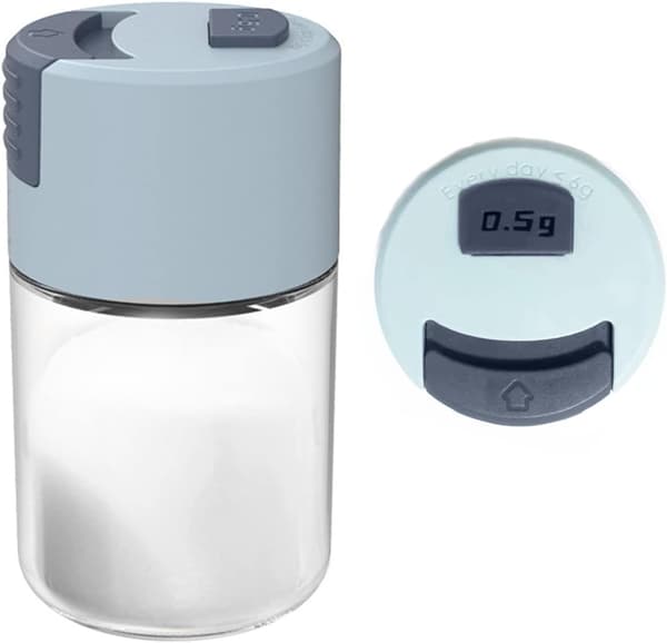 Målesalt- og peberstrøer, Ration Krydderidispenser Lufttæt Klar Glas Krydderiflaske