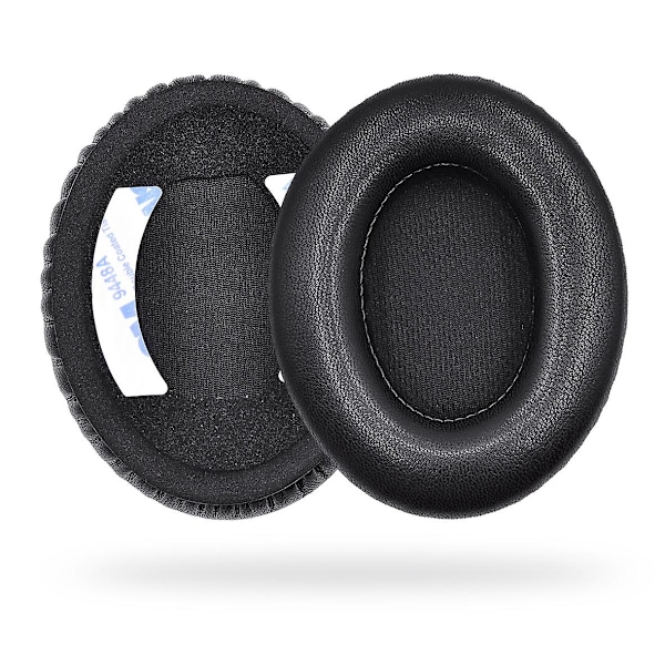 1 par udskiftningsørepuder i lædermateriale, kompatible med Bose Quietcomfort Qc15 Qc25 Ae2