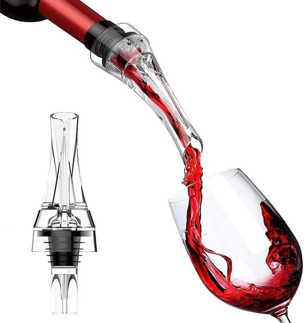 Vinaerator - Vinkaraff med snabb pip och droppfri design