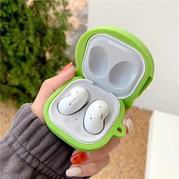 Etui til Samsung Buds2/buds 2pro/buds pro/buds live/buds FE høretelefonetui, silikoneetui med nøglering til høretelefoner